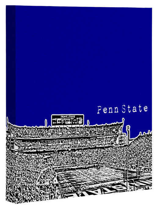 Deny Designs Bird Ave Penn State University Navy Art Canvas