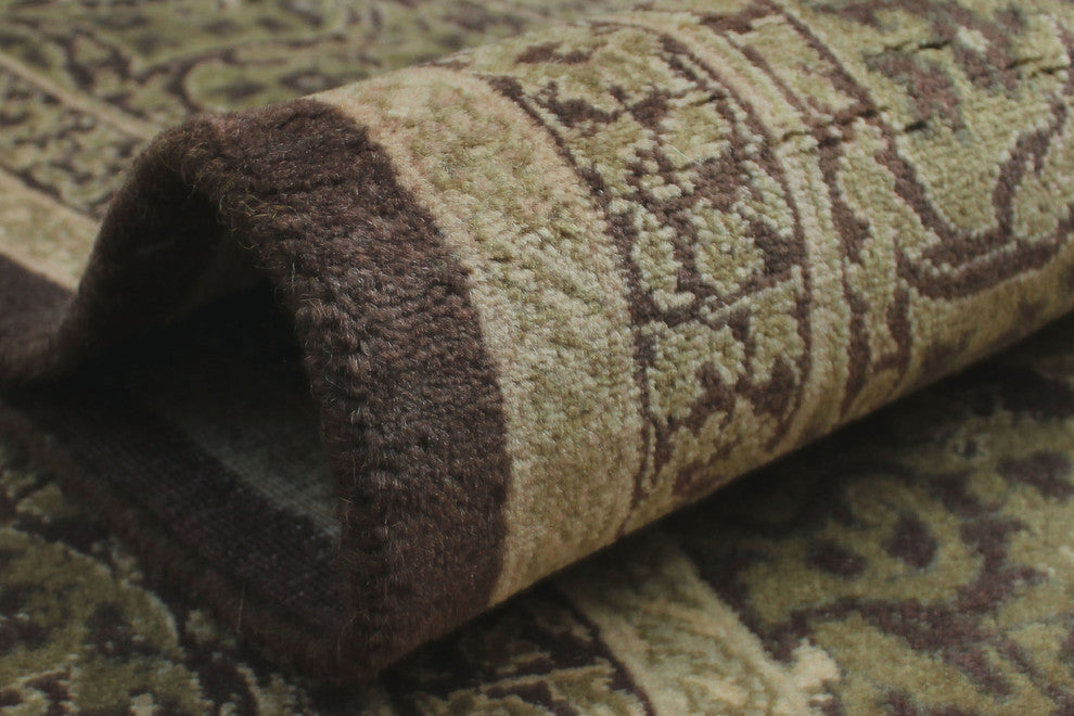 Vegetable Dyed Versailles Bromley Drk. Brown Rug, 9'0x12'0