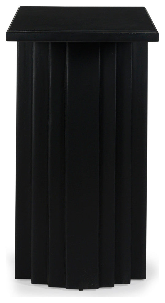 Range Solid Wood Console - Charcoal