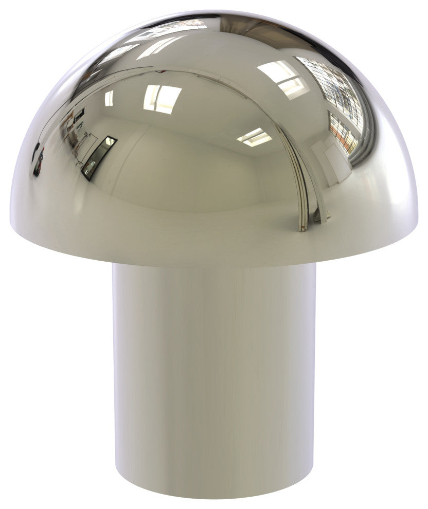 1" Cabinet Knob, Polished Nickel