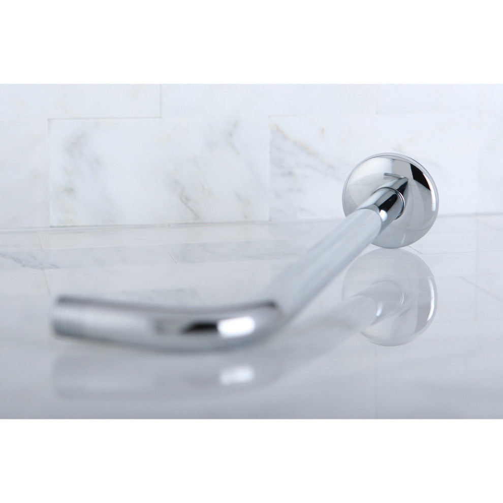 Kingston Brass 12" Rain Drop Shower Arm, Polished Chrome