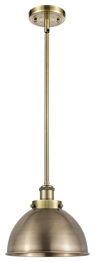 Ballston Urban Pendant, Antique Brass, LED