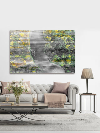 "River Run" Painting Print on Wrapped Canvas, 30"x20"