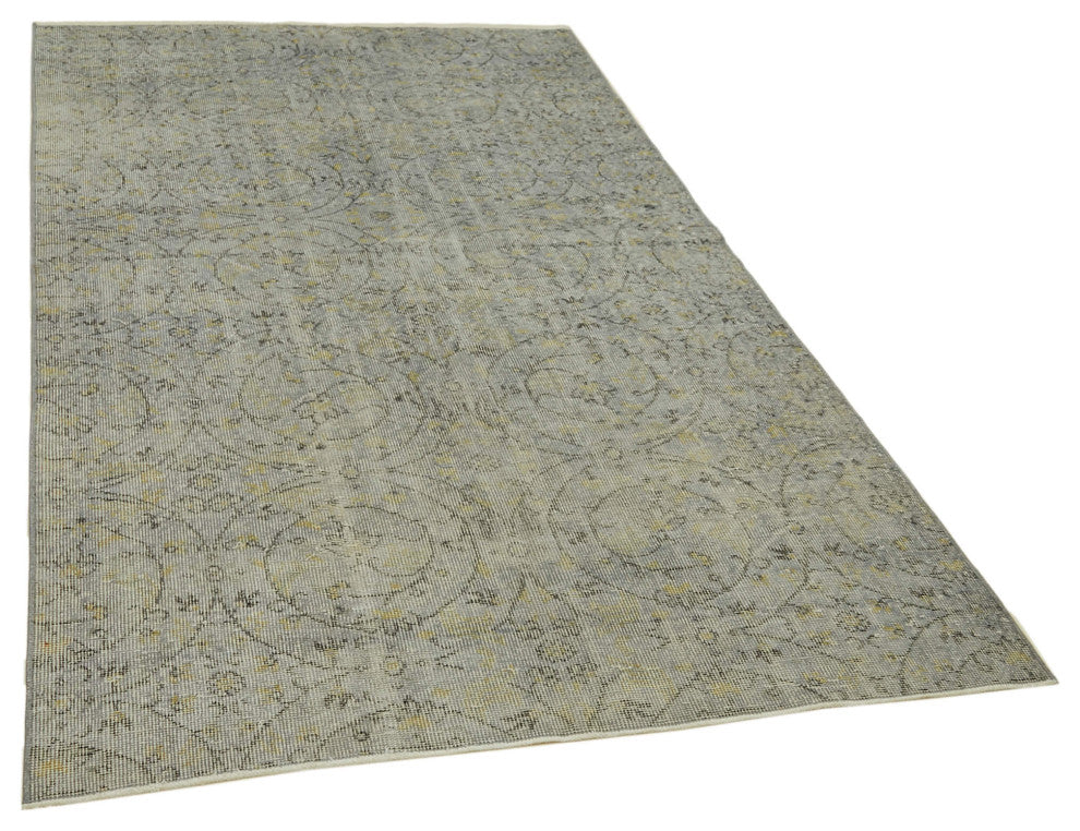 Rug N Carpet - Handmade Turkish 4' 9'' x 8' 2'' Rustic Over dyed Rug