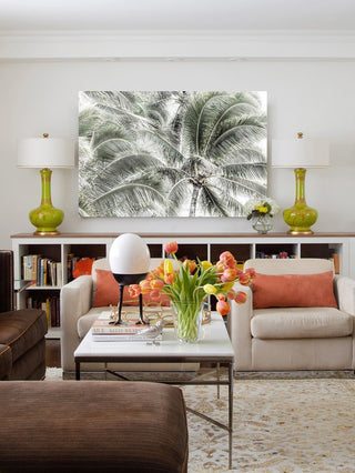 "Tropical Trees" Painting Print on Wrapped Canvas