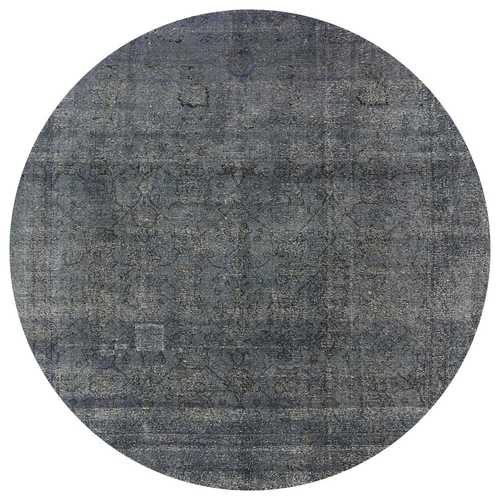 Ahgly Company Indoor Round Mid-Century Modern Area Rugs, 8' Round