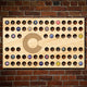 Colorado Flag Beer Cap Map