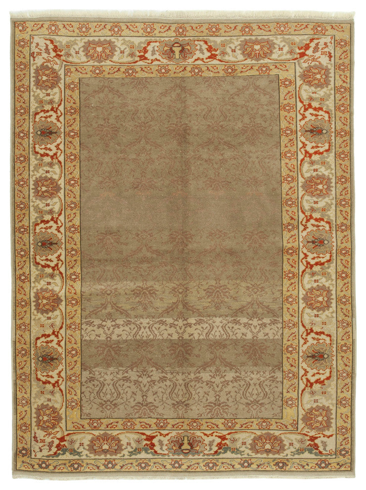 Rug N Carpet - Handwoven Oriental 5' 9" x 7' 9" Decorative Oushak Area Rug