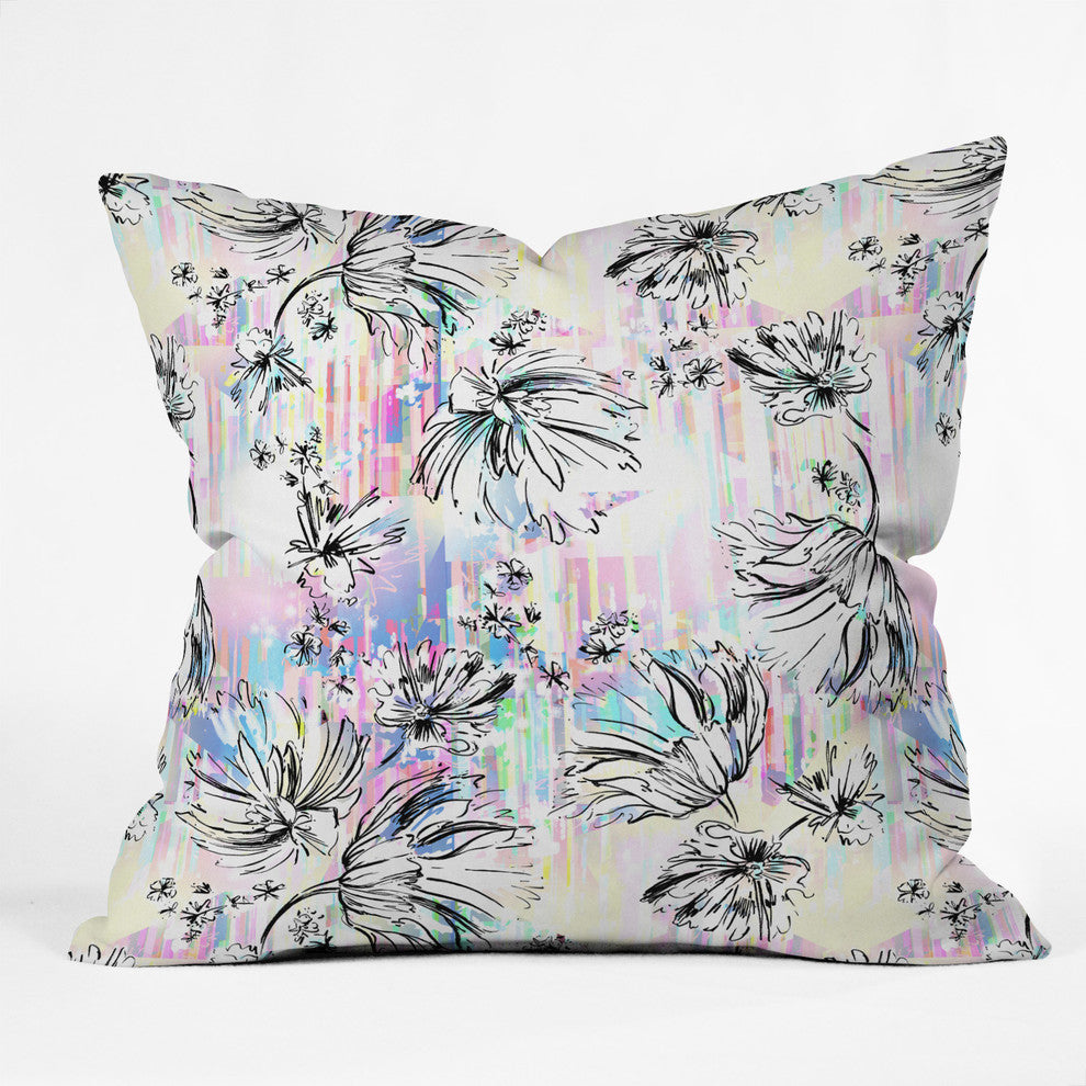 Pattern State Floral Meadow Magic Throw Pillow