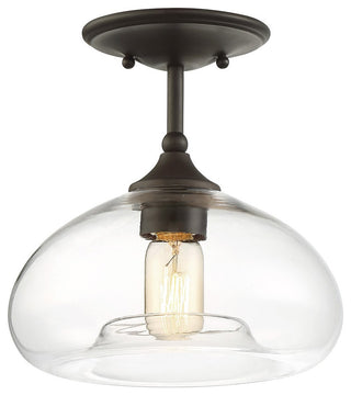 Savoy House Meridian 1 Light Semi-Flush M60017ORB, Oil Rubbed Bronze