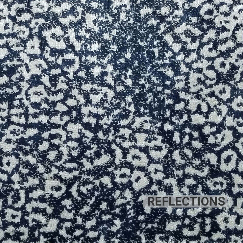 Exotic Leopard Print Area Rug Accent Rug Carpet Runner Mat, Reflections, 4x6