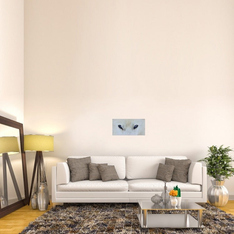 "Mirada Azul" Stretched Canvas Giclee by Miquel Angel Artus, 24x12"