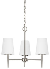 Driscoll 3-Light Chandelier, Brushed Nickel