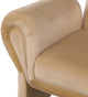 Fleurette Velvet Accent Chair, Camel