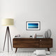 "The Blues" Framed Digital Print by Harmeet Marwaha, 30"x19"