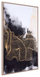 Black and Gold Soul Search Wall Art