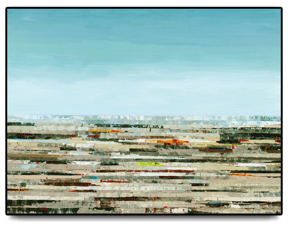 "Gradiation" Oversized Framed Canvas, 60" x 40"