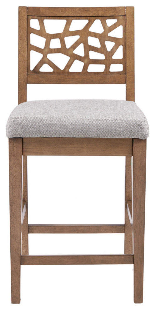 INK+IVY Farmhouse Wood Barstool Counter Stools