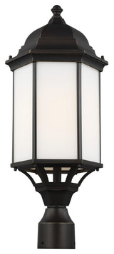 Sevier 1-Light Outdoor Post Lantern, Antique Bronze