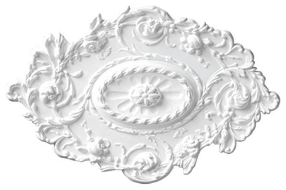 Floral Oval Ceiling Medallion