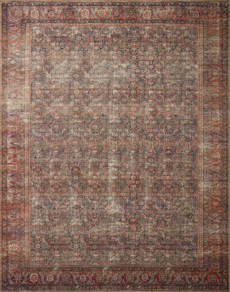 Loloi II Wynter Onyx / Multi 18" X 18" Swatch Area Rug