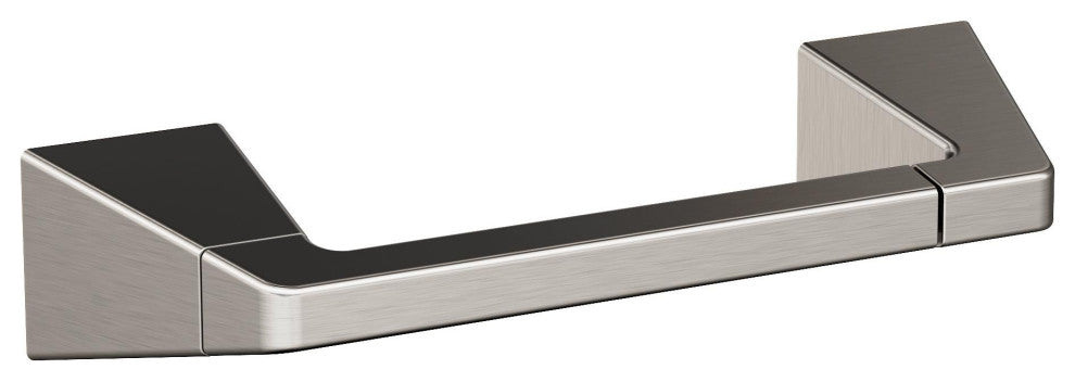 Amerock Blackrock Contemporary Pivoting Double Post Toilet Paper Holder, Brushed