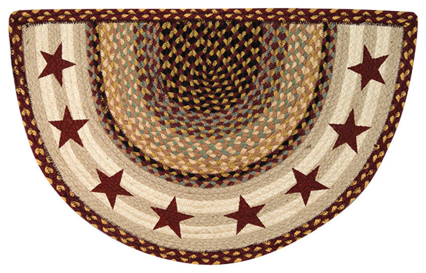 SBurgundy Stars Printed Slice 18"x29"