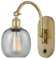 Innovations 518-1W-SG-G104-LED Belfast 1 Light 6" Sconce, Satin Gold
