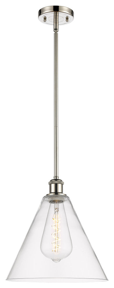 Innovations 516-1S-PN-GBC-122-LED 1-Light Mini Pendant, Polished Nickel