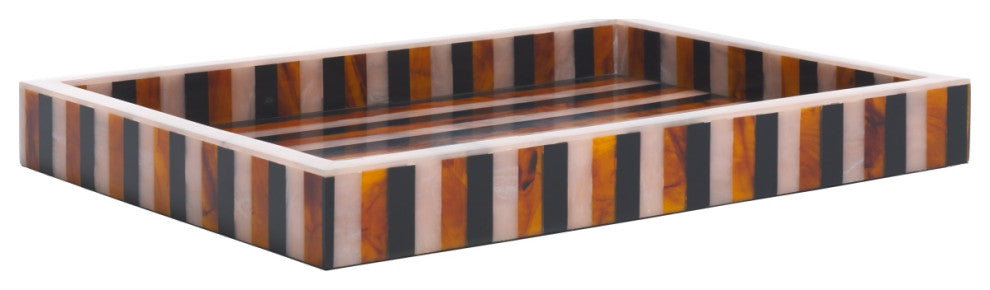 Safavieh Ina Tray, Black/Brown