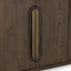 Tiber 74" Oak Veneer Buffet Sideboard, Toasted Brown