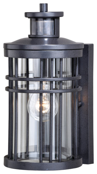 Wrightwood Motion Sensor Dusk to Dawn Outdoor Wall Light Vintage Black