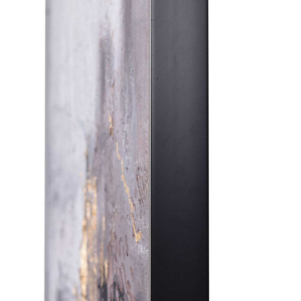Abstract Blend Hand Painted Framed Contemporary Canvas Art