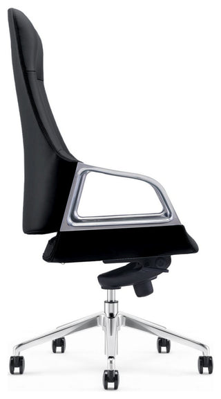 Modrest Merlo Modern Black High Back Executive Office Chair