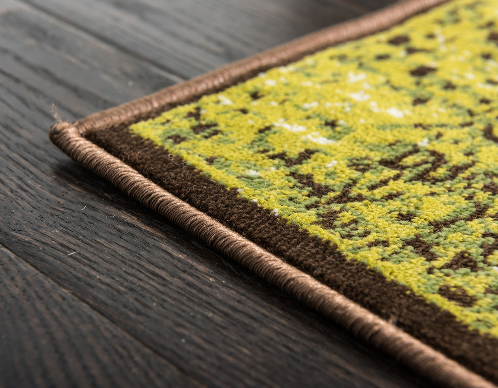 Unique Loom Light Green Lygos Imperial 2' 0 x 6' 0 Runner Rug