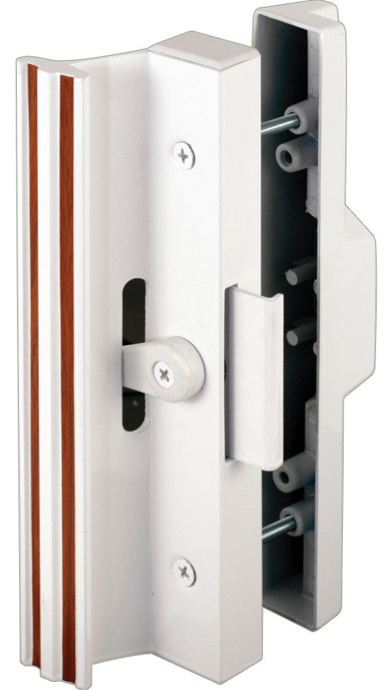 Extruded Aluminum, White, Sliding Patio Door with Clamp Type Latch