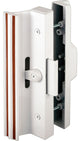 Extruded Aluminum, White, Sliding Patio Door with Clamp Type Latch