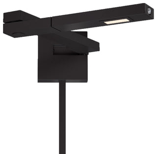 Flip LED Left Swing Arm 3000K, Black
