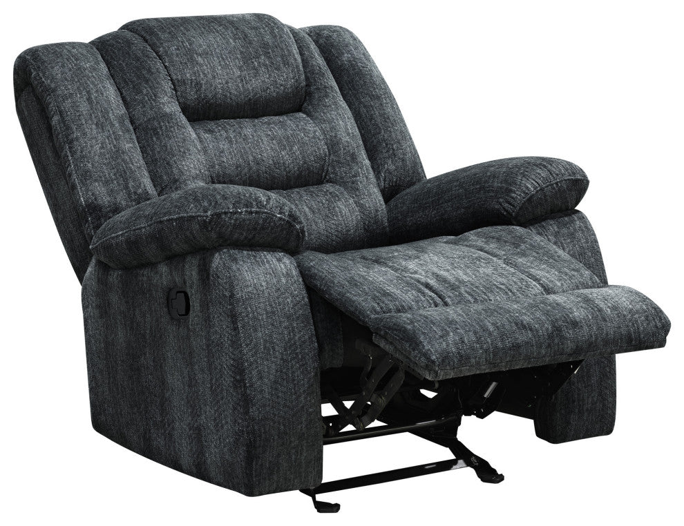 Glider Reclining Sofa Loveseat and Recliner