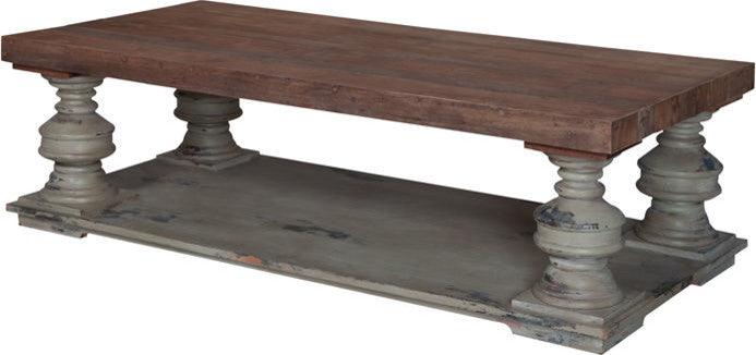 Guild Master 714009-SB European Farmhouse Coffee Table