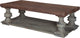 Guild Master 714009-SB European Farmhouse Coffee Table