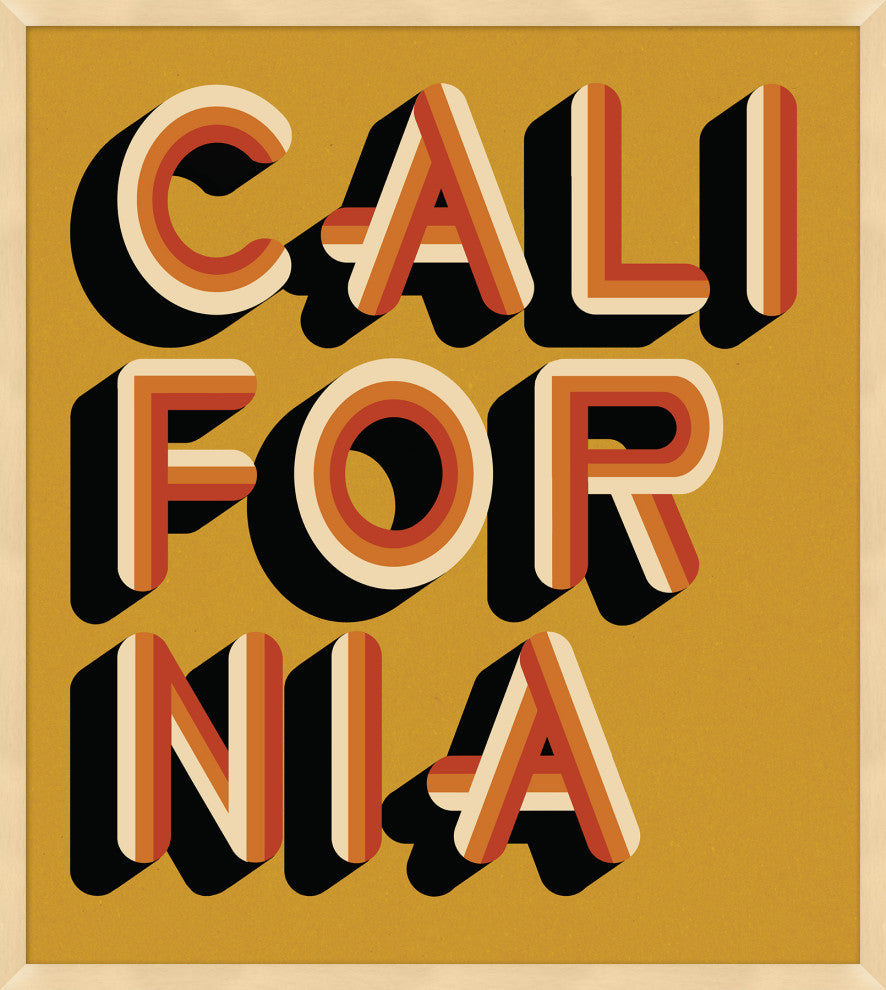 California Yellow, Giclee Reproduction Artwork