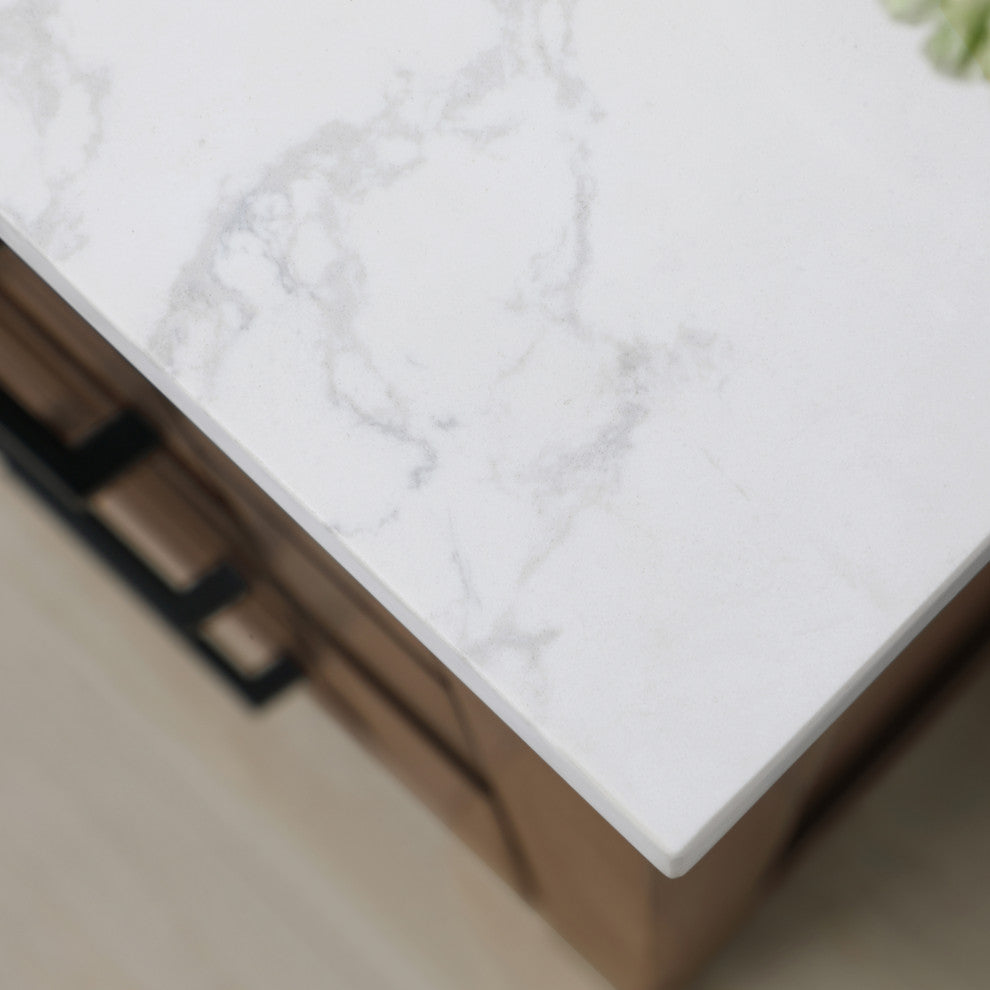 OVE Decors Tahoe Vanity, 48'' Almond Latte