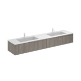 UNIT 48" MIO 2DR Grey Elm / Sand Handles With Ceramic Top
