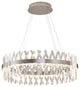 Bethel International FT51C32CH 1-Light LED Chandelier Chrome