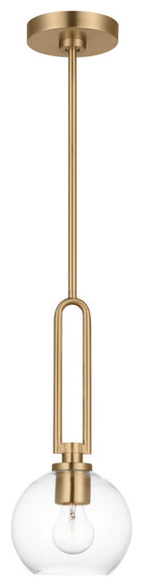 Codyn 1-Light Pendant, Satin Brass