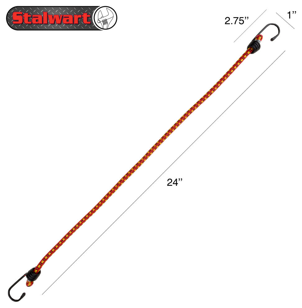 Stalwart 24" Bungee Cords 10 Pack