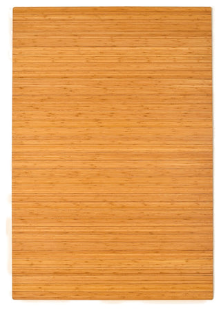 Jovert Bamboo Roll-Up Chair Mat, Natural, No Lip, 72"x48