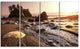 Olympic National Park Coast, Large Seashore Canvas Print, 48"x28", 4 Panels