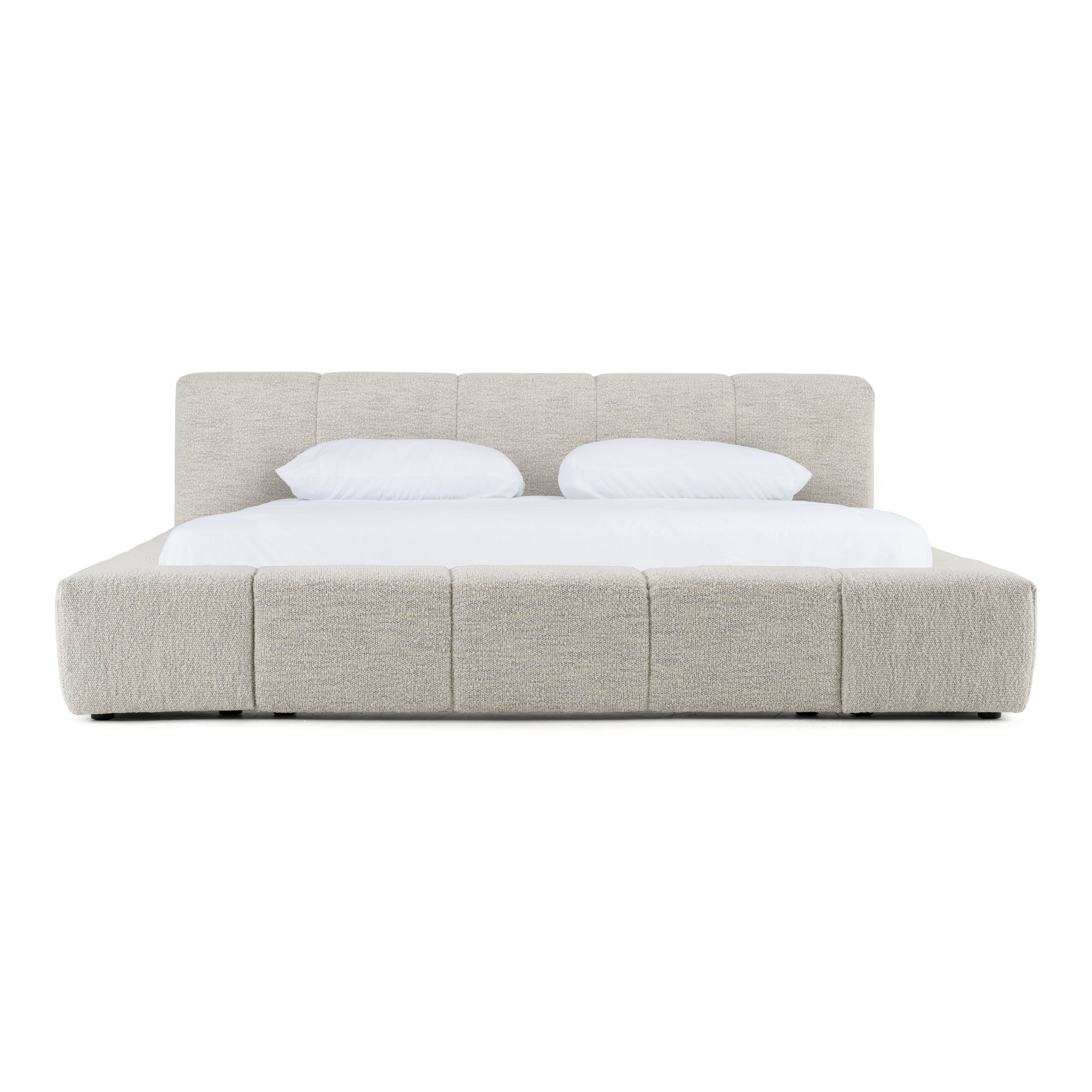 Modrest Lamont Modern Fabric Platform Bed, Queen